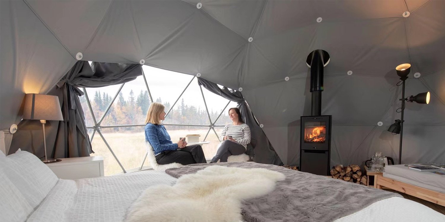 The Coolest Geodesic Dome Tent!